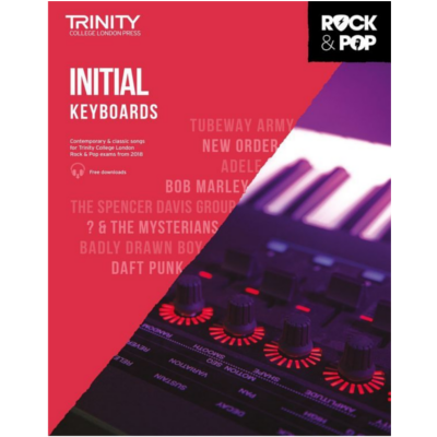 Trinity Rock & Pop From 2018 Keyboards - Initial-Piano & Keyboard-Trinity College London-Engadine Music