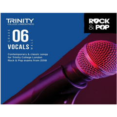 Trinity Rock & Pop From 2018 Male Vocals - Grade 6