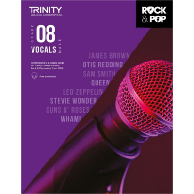 Trinity Rock & Pop From 2018 Male Vocals - Grade 8-Vocal-Trinity College London-Engadine Music
