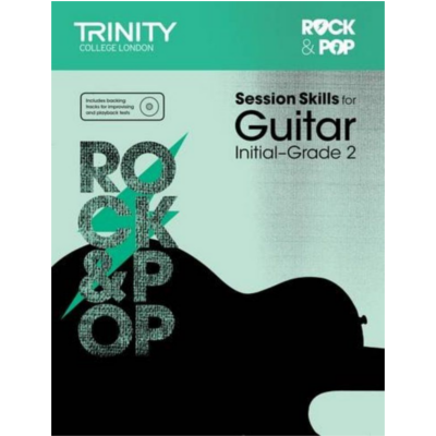 Trinity Rock & Pop From 2018 Session Skills for Guitar - Initial- Grade 2-Guitar & Folk-Trinity College London-Engadine Music