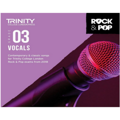 Trinity Rock & Pop From 2018 Vocals - Grade 3