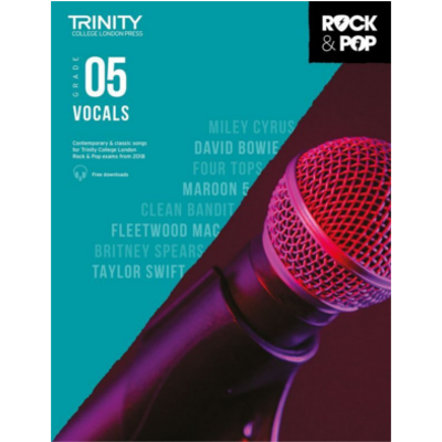 Trinity Rock & Pop From 2018 Vocals - Grade 5-Vocal-Trinity College London-Engadine Music