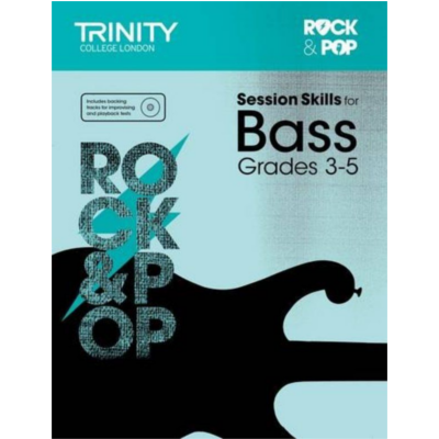 Trinity Rock & Pop Session Skills From 2018 for Bass Grades 3-5-Guitar & Folk-Trinity College London-Engadine Music