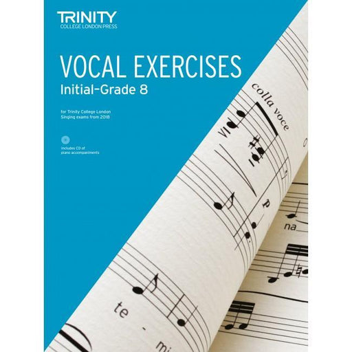 Trinity Singing Vocal Exercises - Initial - Grade 8 Bk/CD-Vocal-Trinity College London-Engadine Music