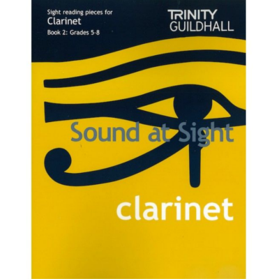 Trinity Sound at Sight Clarinet Book 2 - Grades 5-8-Woodwind-Trinity College London-Engadine Music