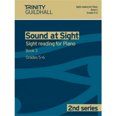 Trinity Sound at Sight Piano Book 3 Series 2 - Grades 5-6-Piano & Keyboard-Trinity College London-Engadine Music