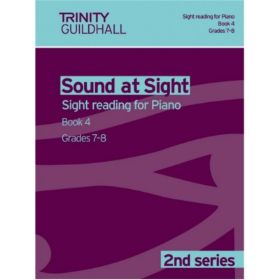 Trinity Sound at Sight Piano Book 4 Series 2 - Grades 7-8-Piano & Keyboard-Trinity College London-Engadine Music