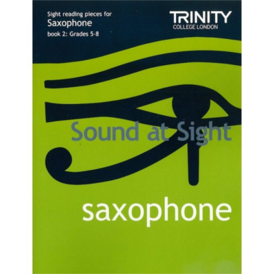 Trinity Sound at Sight Saxophone Book 2 - Grades 5-8-Woodwind-Trinity College London-Engadine Music