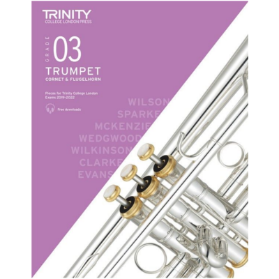 Trinity Trumpet, Cornet & Flugelhorn Exam Pieces 2019-2022 - Grade 3-Brass-Trinity College London-Engadine Music