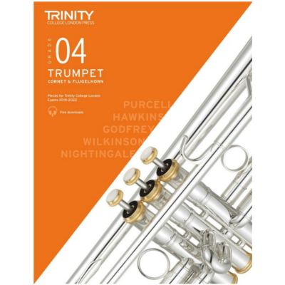 Trinity Trumpet, Cornet & Flugelhorn Exam Pieces 2019-2022 - Grade 4-Brass-Trinity College London-Engadine Music
