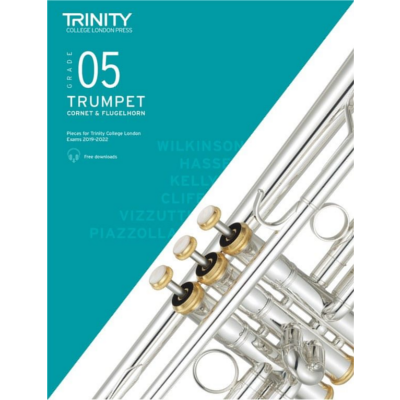 Trinity Trumpet, Cornet & Flugelhorn Exam Pieces 2019-2022 - Grade 5-Brass-Trinity College London-Engadine Music