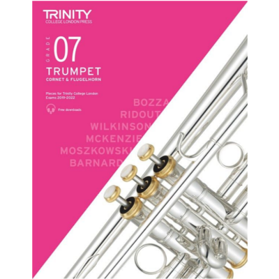 Trinity Trumpet, Cornet & Flugelhorn Exam Pieces 2019-2022 - Grade 7-Brass-Trinity College London-Engadine Music