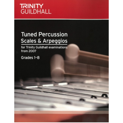 Trinity Tuned Percussion Scales & Arpeggios From 2007 - Grades 1-8-Percussion-Trinity College London-Engadine Music