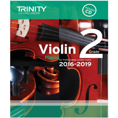 Trinity Violin Exam Pieces 2016-2019 - Grade 2 Bk/CD-Strings-Trinity College London-Engadine Music