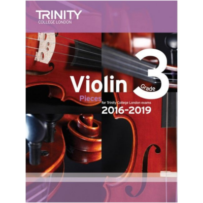 Trinity Violin Exam Pieces 2016-2019 - Grade 3-Strings-Trinity College London-Engadine Music