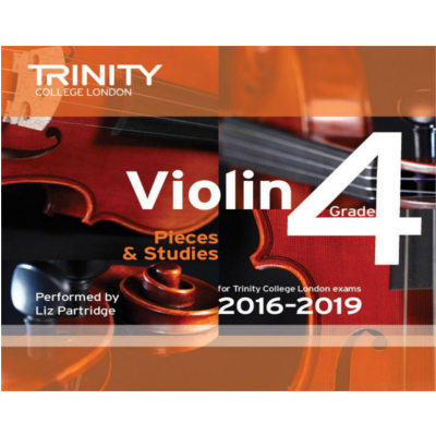 Trinity Violin Exam Pieces 2016-2019 - Grade 4 CD-Strings-Trinity College London-Engadine Music
