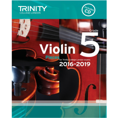 Trinity Violin Exam Pieces 2016-2019 - Grade 5 Bk/CD-Strings-Trinity College London-Engadine Music