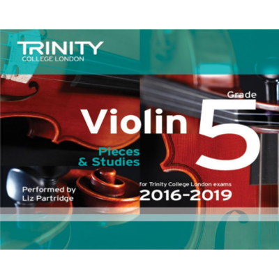 Trinity Violin Exam Pieces 2016-2019 - Grade 5 CD-Strings-Trinity College London-Engadine Music