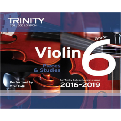 Trinity Violin Exam Pieces 2016-2019 - Grade 6 CD-Strings-Trinity College London-Engadine Music