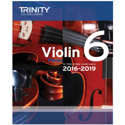 Trinity Violin Exam Pieces 2016-2019 - Grade 6-Strings-Trinity College London-Engadine Music