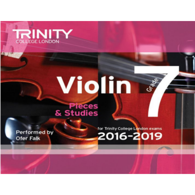 Trinity Violin Exam Pieces 2016-2019- Grade 7 CD-Strings-Trinity College London-Engadine Music