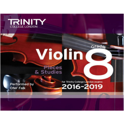 Trinity Violin Exam Pieces 2016-2019 - Grade 8 CD-Strings-Trinity College London-Engadine Music
