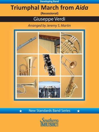 Triumphal March From Aida (Recessional), Jeremy Martin, Concert Band Grade 2.5