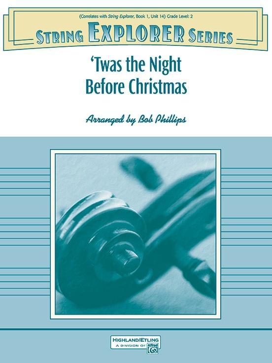 'Twas the Night Before Christmas, Arr. Bob Phillips String Orchestra Grade 2-String Orchestra-Alfred-Engadine Music