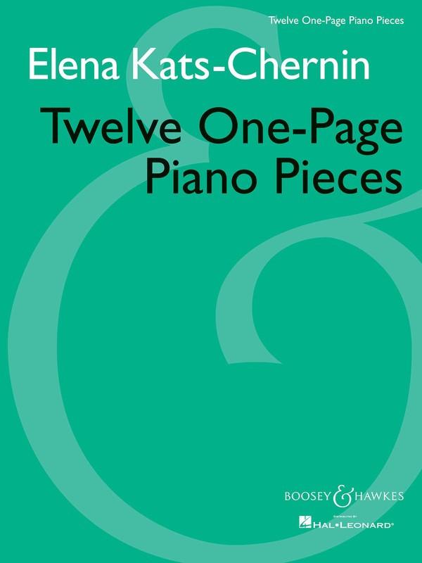 Twelve One-Page Piano Pieces-Piano & Keyboard-Boosey & Hawkes-Engadine Music