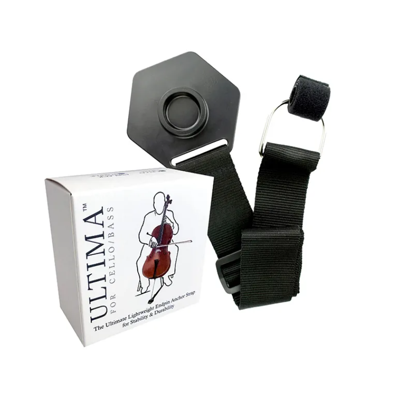 Ultima Cello Endpin Stop with Strap - Various