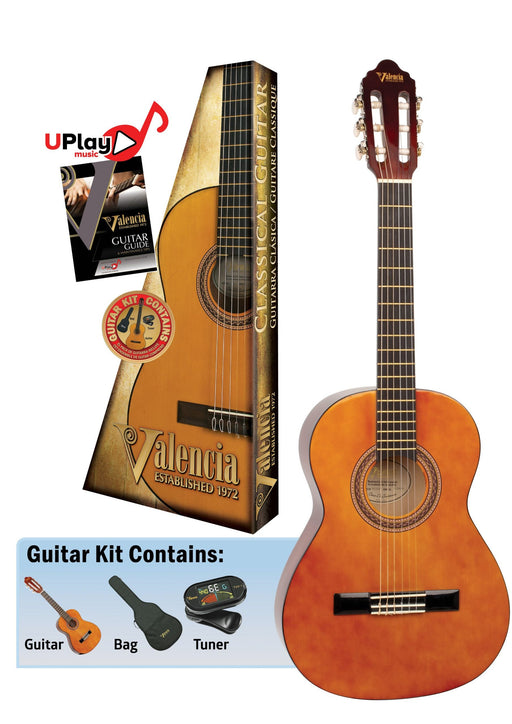 Valencia 100 Series Classical Guitar Pack - Various Sizes