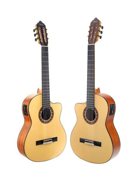 Valencia 300 Series 4/4 Size Classical Electric Acoustic Guitar - Various Orientations