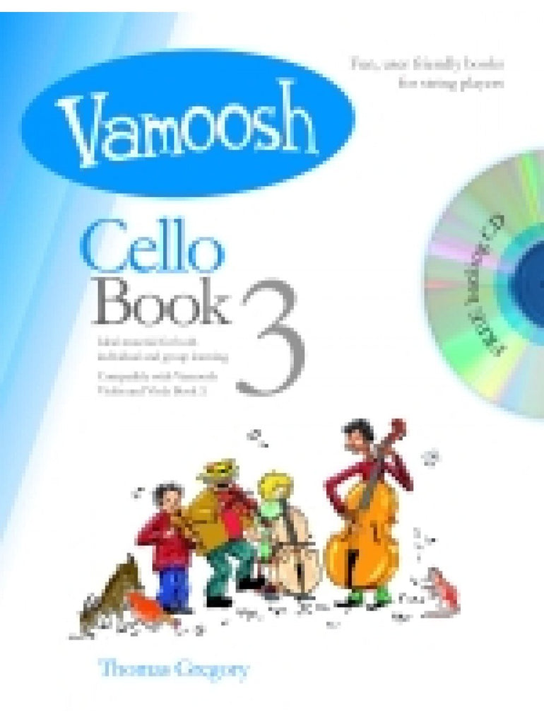 Vamoosh Cello Book 3 Bk/CD-Strings-Vamoosh Music-Engadine Music