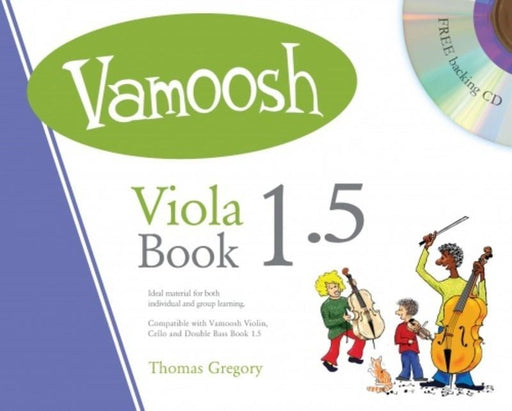 Vamoosh Viola Book 1.5 Bk/CD-Strings-Vamoosh Music-Engadine Music