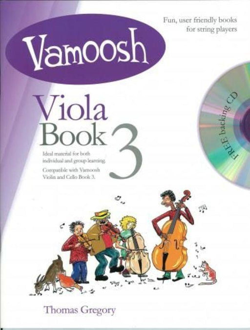 Vamoosh Viola Book 3 Bk/CD-Strings-Vamoosh Music-Engadine Music
