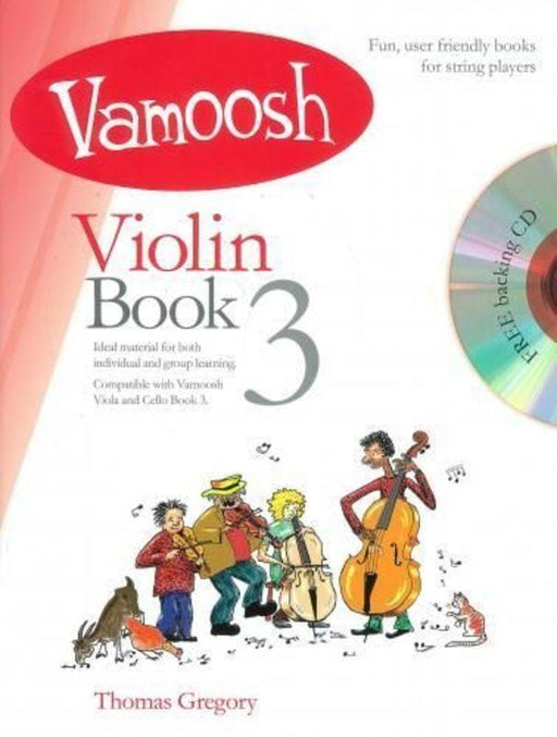 Vamoosh Violin Book 3 Bk/CD-Strings-Vamoosh Music-Engadine Music