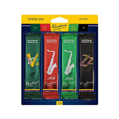 Vandoren Jazz Mix Tenor Saxophone Reeds Pack of 4