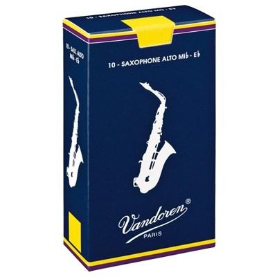 Vandoren Traditional Alto Saxophone Reeds Box of 10-Alto Saxophone Reeds-Vandoren-Engadine Music