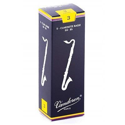 Vandoren Traditional Bass Clarinet Reeds Box of 5-Bass Clarinet Reeds-Vandoren-Engadine Music