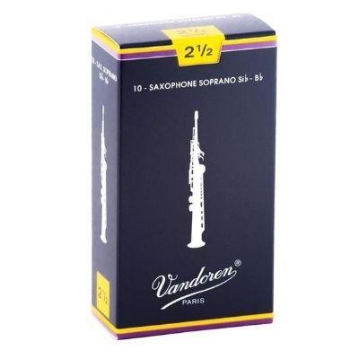 Vandoren Traditional Soprano Saxophone Reeds Box of 10