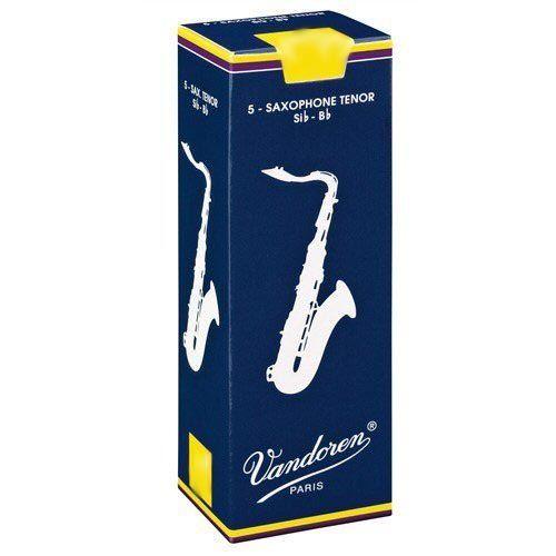 Vandoren Traditional Tenor Saxophone Reeds Box of 5