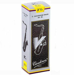 Vandoren V12 Tenor Saxophone Reeds Box of 5