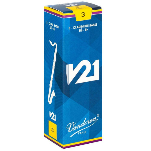 Vandoren V21 Bass Clarinet Reeds Box of 5-Bass Clarinet Reeds-Vandoren-Engadine Music
