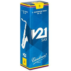 Vandoren V21 Tenor Saxophone Reeds Box of 5-Tenor Saxophone Reeds-Vandoren-Engadine Music