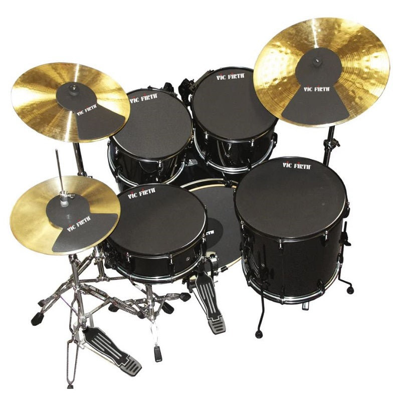 Vic Firth VFMUTEPP6 Mute Pack w/10 12 14 14 20 + Cymbal x2