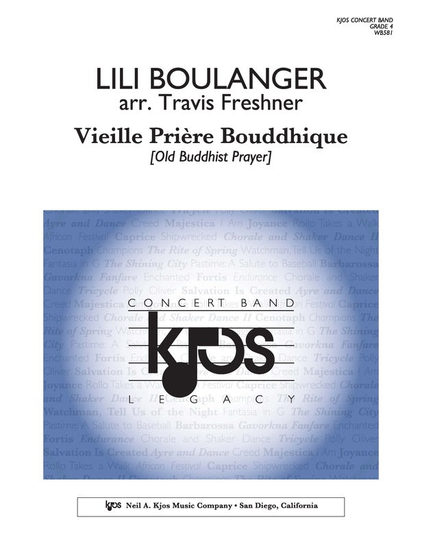 Vielle Priere Bouddhique - Concert Band Grade 4