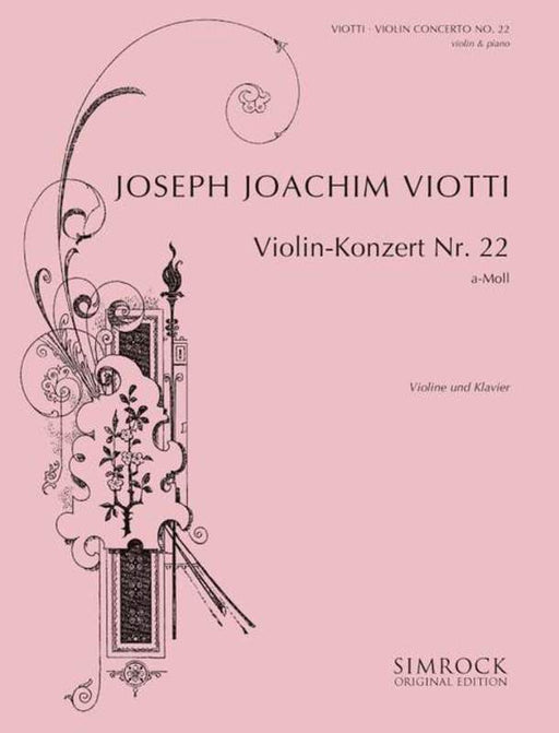 Viotti - Violin Concerto No 22 In A Minor-strings-Simrock-Engadine Music