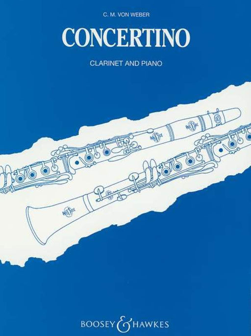 Weber - Concertino in E Flat major Op. 26-Woodwind-Boosey & Hawkes-Engadine Music