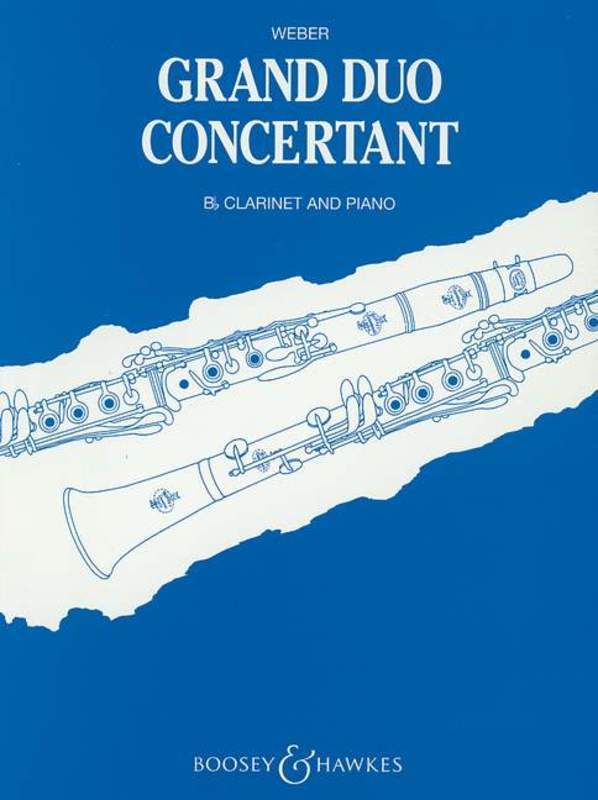 Weber - Grand Duo Concertante Op. 48 Clarinet/Piano-Woodwind-Boosey & Hawkes-Engadine Music