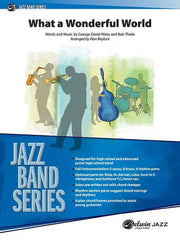 What a Wonderful World, Arr. Alan Baylock Stage Band Grade 3-stage band-Alfred-Engadine Music